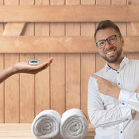 Saunadrop, Saunaaufguss von Sencify. Ätherische Öle und durchdachte Biologischen, nicht giftigen und natürlich abbaubare Folientechnik