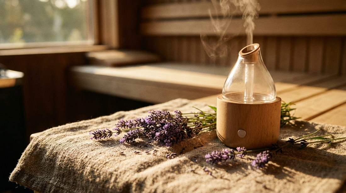 Natürlicher Lavendel im Saunaaufguss für besseren Schlaf