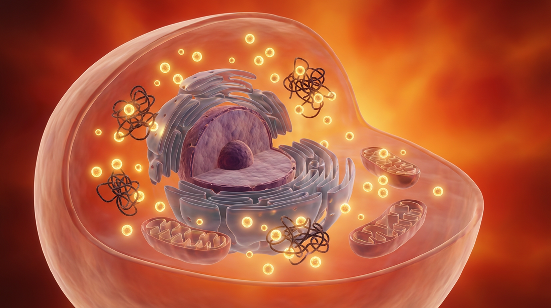 Hitzeschockproteine reparieren Zellen in der Sauna: Der biologische Anti-Aging Effekt.