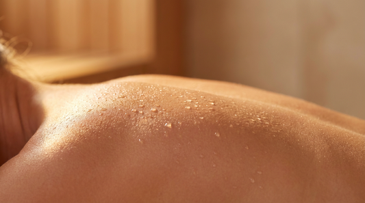 Sauna Hautbild verbessern: Porentief reine und rosige Haut durch regelmäßiges Schwitzen in der Sauna – der Schweißstrom reinigt die Poren natürlich