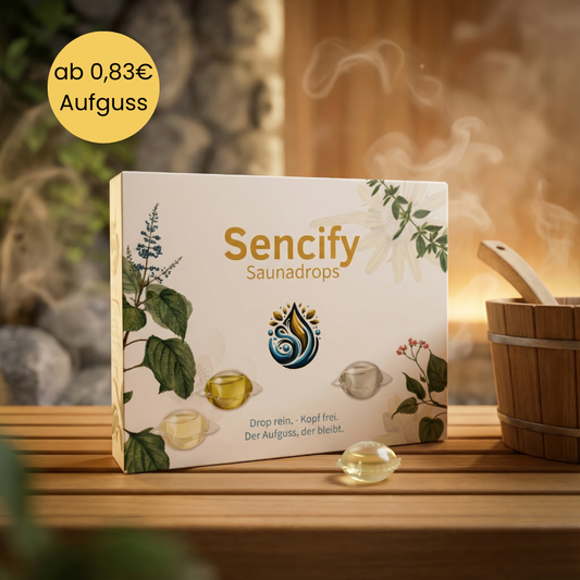 Vergleich zwischen billigen, gestreckten Aufgussmitteln und einem hochwertigen Saunadrop.