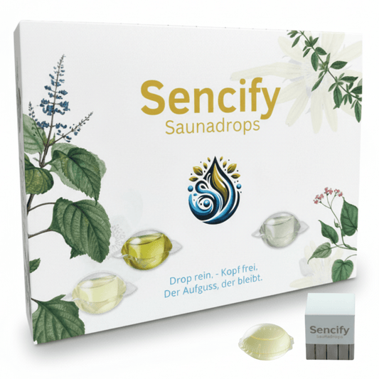 Saunadrops Saunaaufguss mit ätherischen Ölen, 2 Saunaöl Sorten