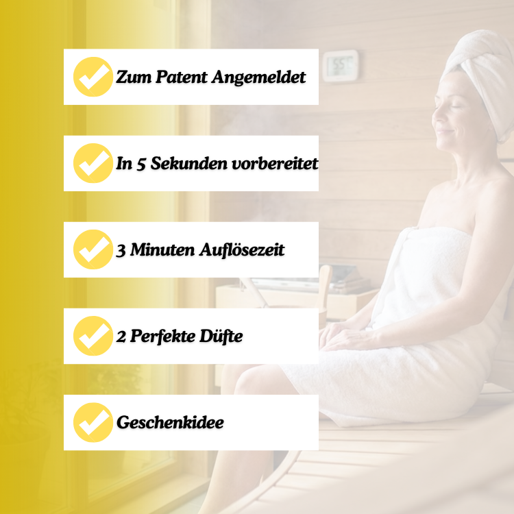 Saunadrops Saunaaufguss mit ätherischen Ölen, 2 Saunaöl Sorten