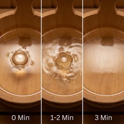 Saunadrop beim auflösen in 3 schritten erklärt