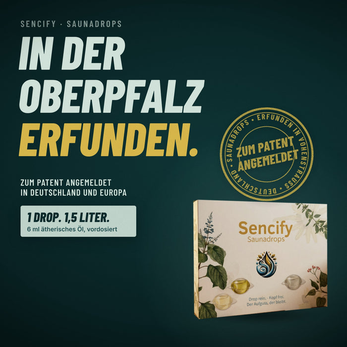 Saunadrops, in der Oberpfalz erfunden und zum Patent angemeldet