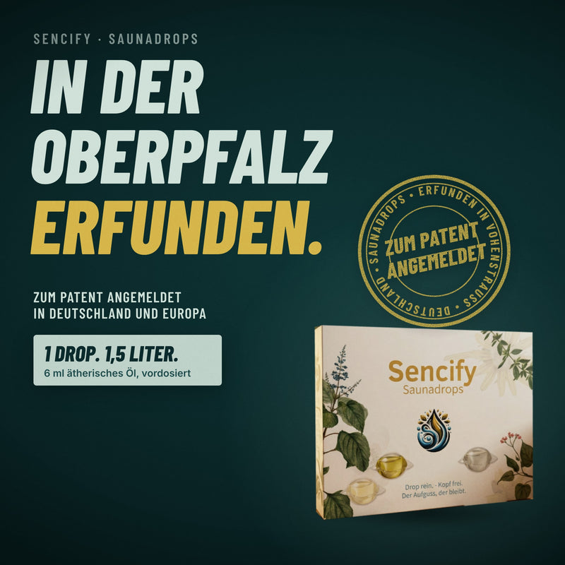 Saunadrops, in der Oberpfalz erfunden und zum Patent angemeldet